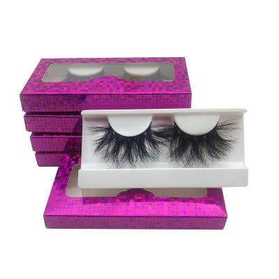 China Wholesale 2021 summer time sensitive 20mm 3d 5d strips 100% super fluffy luxury siberian mink eyelash real seller customized packging for sale