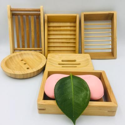 China Tooth Cleaning Household Use Drying Clean Rack Bamboo Soap Container Box For Soaps Put Inside With Hand Made Wood for sale