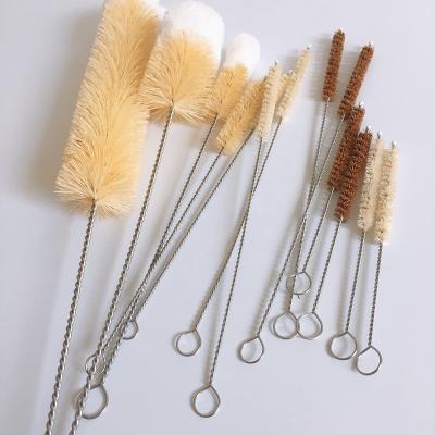 China Natural Synthetic Bristle Cleaning Brush For Drinking Straws High Quality Natural Synthetic Bristle Cleaning Brush For Drinking Straws Glass Beaker Washing Brush for sale