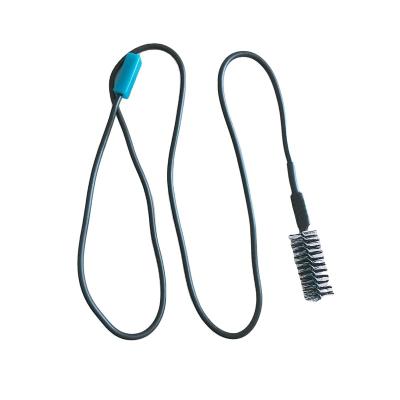 China Cleaning Machine Double Hose Ended Grabber Pick Up Hair Tool Drain Cleaner Sewer Unclog Snake Cleaning Brush for sale