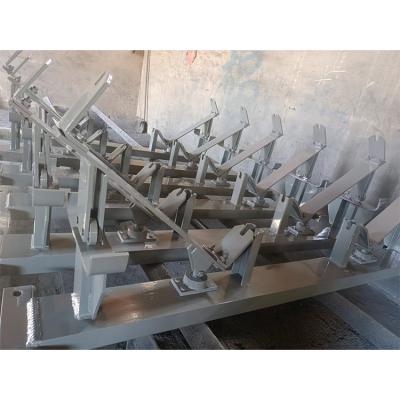 China Hotels Reliable Quality Conical Centering Idler Support Supporting Roller Of Belt Conveyor for sale