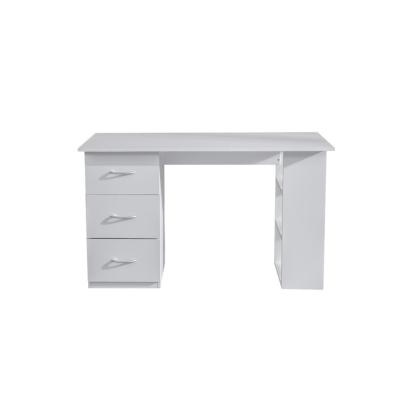 China Three Drawer Adjustable Warm White Computer Furniture Home Sale (Height) Executive Desk for sale