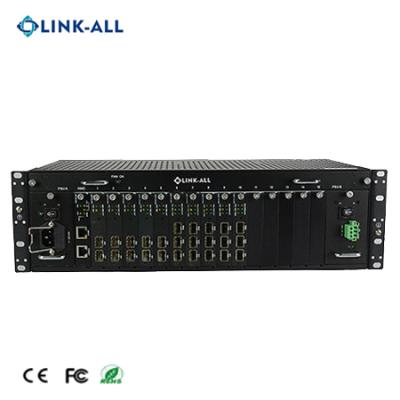 China Multiple Carrier Grade Protocol Fiber To Ethernet Converter 3U Support Optical Fiber UC6100-3U Type for sale