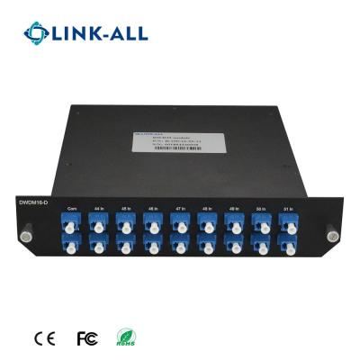 China Link-all 16 channel mini dwdm/mux/demux DWDM16 for sale