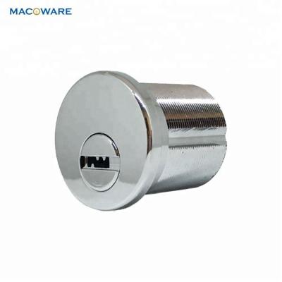 China Metal Door High Security Chrome Plated Quality Mortise Door Lock Brass Round Cylinder for sale