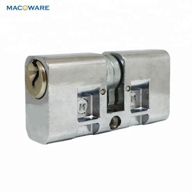 China Economical Nickel Plated Zinc Alloy Industry Mortise Lock Cylinder Door Lock Set 45mm for sale