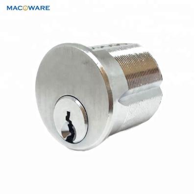 China Metal Door High Security Satin Chrome Quality Rounded Door Mortise Lock Brass Cylinder for sale