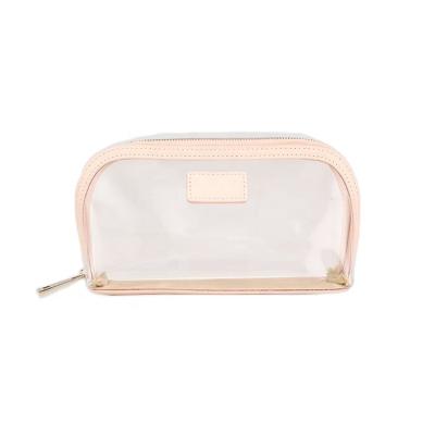 China Supersdream New Fashion Logo Printed Custom Cosmetic Bag Clear PVC Cosmetic Make Up Bag Waterproof Cosmetics Packaging Bags for sale