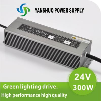 China IP67 12.5A 300 W Single Output Switching Power Supply 24V DC for sale