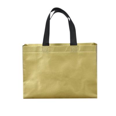 China Custom Printed Recyclable Nonwoven Bags Handled Eco Friendly Reusable Logo Promotion Grocery Package Gift Bags for sale