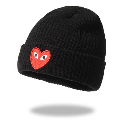 China Fashion Autumn And Winter New Love Woolen JOINT Children's Hat Children's Knitted Hat Sweater Hat Spot Outdoor Freezing Wholesale for sale