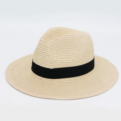 China Wholesale Lafite Panama Buckle Striped Square Sunshade Top Hat Foldable Outdoor Sunscreen Sunscreen Hat Wholesale for sale