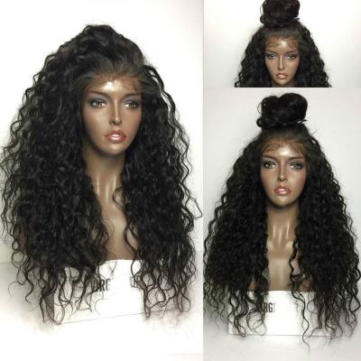 China Water Wave 360 ​​Lace Frontal Wigs With Baby Hair 250% Density Brazilian Remy Hair Pre Plucked Hair 100% Human Hair Wig for sale