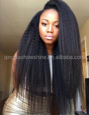 China Wholesale 8a Grade Straight Virgin Brazilian Human Hair Curly Straight Human Hair Wig, Full Lace Silk Low Top Wig for sale