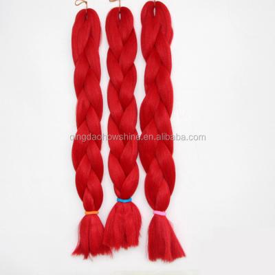 China red braiding hair red braiding hair cool 013 Synthetic Hair Hair Weaving for sale