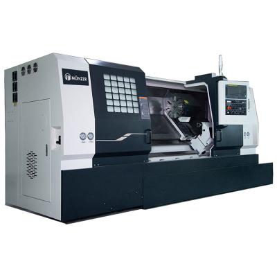 China Factory High Precision UE-1200 AC Servo Motor Slope Bed Box Way Horizontal Biaxial CNC Lathe Rotating Center for sale