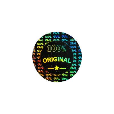 China A Custom Wholesale Waterproof Tamper Proof Holographic Weather Sticker Label for sale