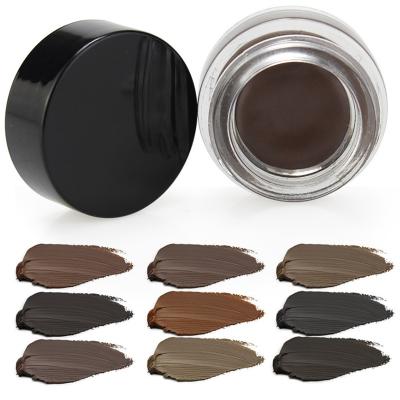 China Best Selling Waterproof Damping Pivate Eyebrow Pomade Eyebrow Gel High Lasting Waterproof Label for sale