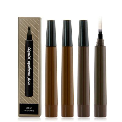 China Waterproof Damping 3 In 1 Eyebrow Pencil Lip Liner Pen Tint Private Label With 4 Color for sale