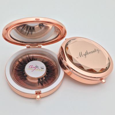 China Perfect Radian and Natural Makeupfiber Wholesale Premium Curl Charming Mink Strip Natural 3D Mink False Eye Lashes Set for sale