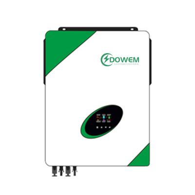 China DOWEM pure sine wave hybrid solar inverter 7kw 8kw 10kw for solar power system 420mm*110mm*310mm for sale