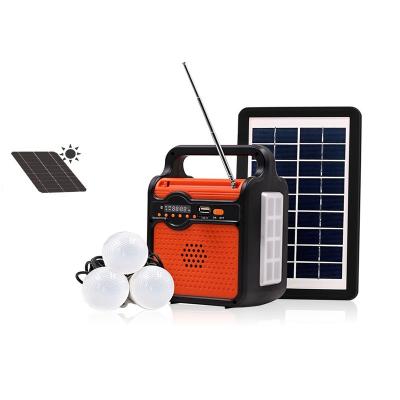 China DOWEM Residential Mini Pico Solar Home Power System Portable Complete with 3 Lamps Kit for Small Grid Home Lighting for sale