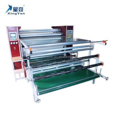 China Easy Operation Ribbon Rotary Sublimation Machine Roll To Roll Heat Transfer Printing Machine For Fabric Printing for sale