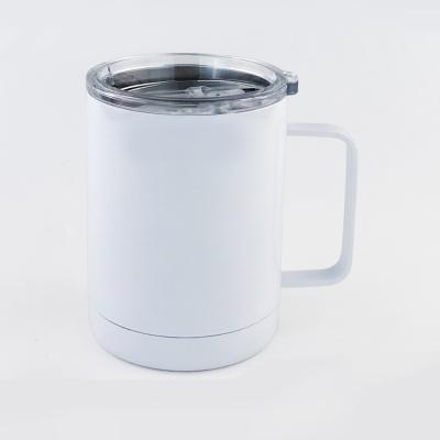 China New DIY Double Wall Whole Wall Sublimation Stainless Steel Stored Empty Coffee Mug With Covers for sale