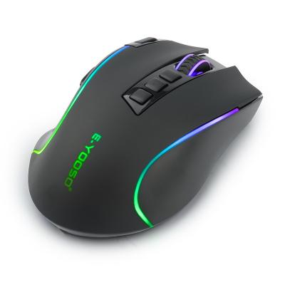 China Hot Products 2.4G Wireless High Sensitivity USB Rechargeable Mouse Gaming Mouse For Gamer Computer PC Laptop for sale