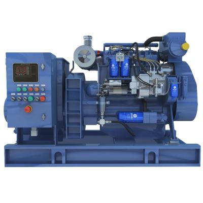 China Weichai Marine Generator 102hp Diesel Generator Set For Boat 1700*778*1212 for sale