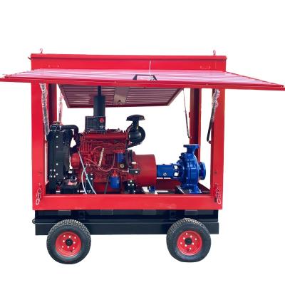 China High pressure centrifugal water pump irrigation diesel water pump sets with diesel engine for sale