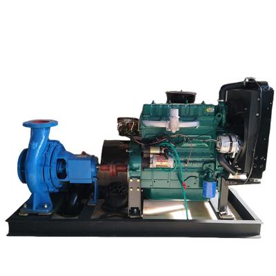 China Centrifugal water pump farm irrigation site sewage pump mountain irrigation diesel water pumps for sale