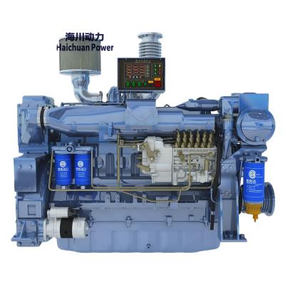 China CCS certificate WD12 series 327hp weichai marine diesel engine WD12C327-18 for sale