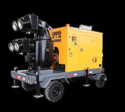 China Commercial Buildings 12inch Self Priming Sewage Diesel Water Pump For Mining 163HP (120KW) for sale