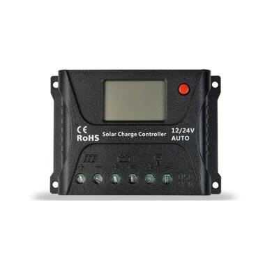 China High Quality Charger Controller LCD Display 20A MPPT 12/24V Solar Panel Battery Regulator Charge Controller for sale