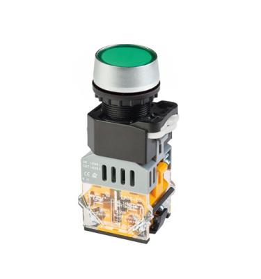 China Electronic Control System LA38 22mm Waterproof 12V 24V 48V Illuminated On Off Push Button Switch for sale