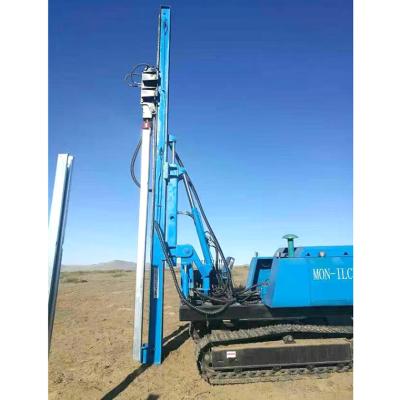 China Pile Driving Hydraulic Screw Ram Pipe Lifting Post Hammer Solar Ram Machine for sale