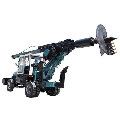 China Building Material Shops Hengwang Rotary Pile Construction HWDR150D Auger Drilling Machine for sale