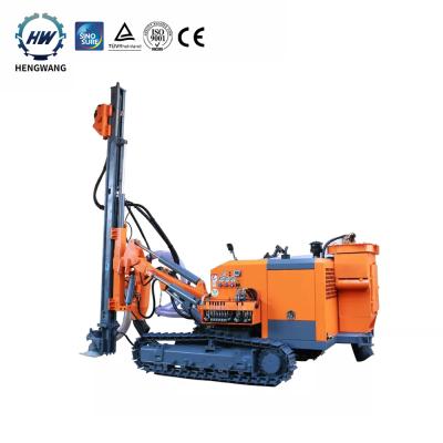 China Construction material stores DTH drilling rig pneumatic portable air compressor air compressor dth drilling rig for sale