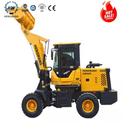 China ZL920 Mini Farms Wheel Loader Price Attachment 4 Wheel Drive Tractor Cheap Wheel Loader for sale