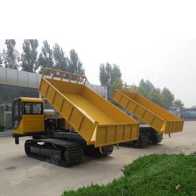 China Construction worksÂ   Mini Rubber Track Carrier Crawler Carrier Dumper for sale