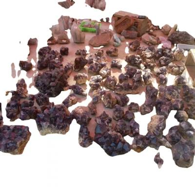 China Wholesale High Quality Natural Rock Crystal Cluster For Home Decoration Purple Larger Healing Amethyst Cluster for sale