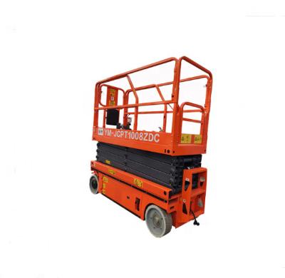 China Garment Shops JCPT1008ZDC Electric Scissor Drive ZD-Hot Sale Work Platform Overhead Warehouse Platform Lift For Sale for sale