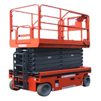 China Garment Shops Cheap Lifting 12 Meters High Height Outdoor Mobile Hydraulic Lifting Working Platform Platform for sale