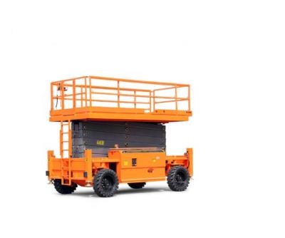 China Garment Shops Cross Country Scissor Aerial Work Platform JCPT1418RT Warehouse Platform Lift ZD-Cheap For Sale for sale