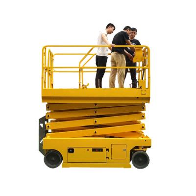 China Building Material Shops MY-JCPT1012HD Professional 6M To 18M Power Walking Hydraulic Scissor Lift Movable Elevated Work Platform for sale