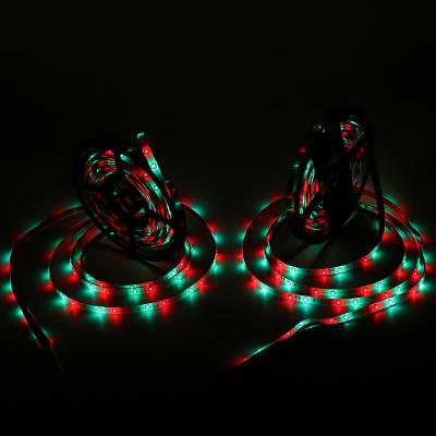 China Hotel 10m Hot Selling Outdoor Decoration RGB SMD3528 IP65 Waterproof 12V Cable Led Strip Light Multi Colored Led Strip Party Lights for sale