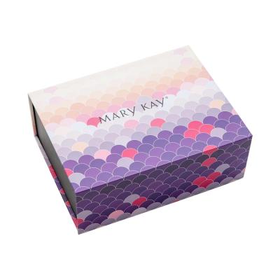 China Recycled Materials Customized Printing Luxury Cosmetic Magnetic Folding Packaging Box For Skincare/Lipstick Beauty Packaging Box for sale