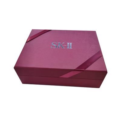 China Recycled Materials Shanghai Manufacture Cosmetics Lotion Sets Box Custom Printing Luxury Packaging For Beauty Makeup Sets for sale