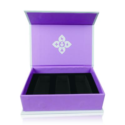 China Recycled Materials Customized Printing Magnetic Cosmetic Packaging Box For Essential Oils Sets By Shanghai STPP Packaging for sale